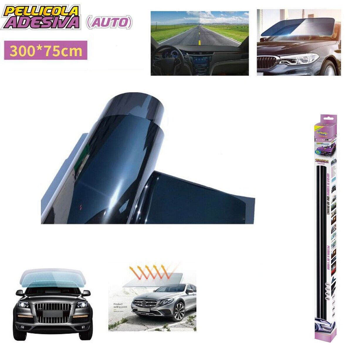 Pellicola Per Fari Auto Arancione | 30x200 Cm, Autoadesiva - Per Fari, Fanali E Luci, Facile Applicazione - Foto 8