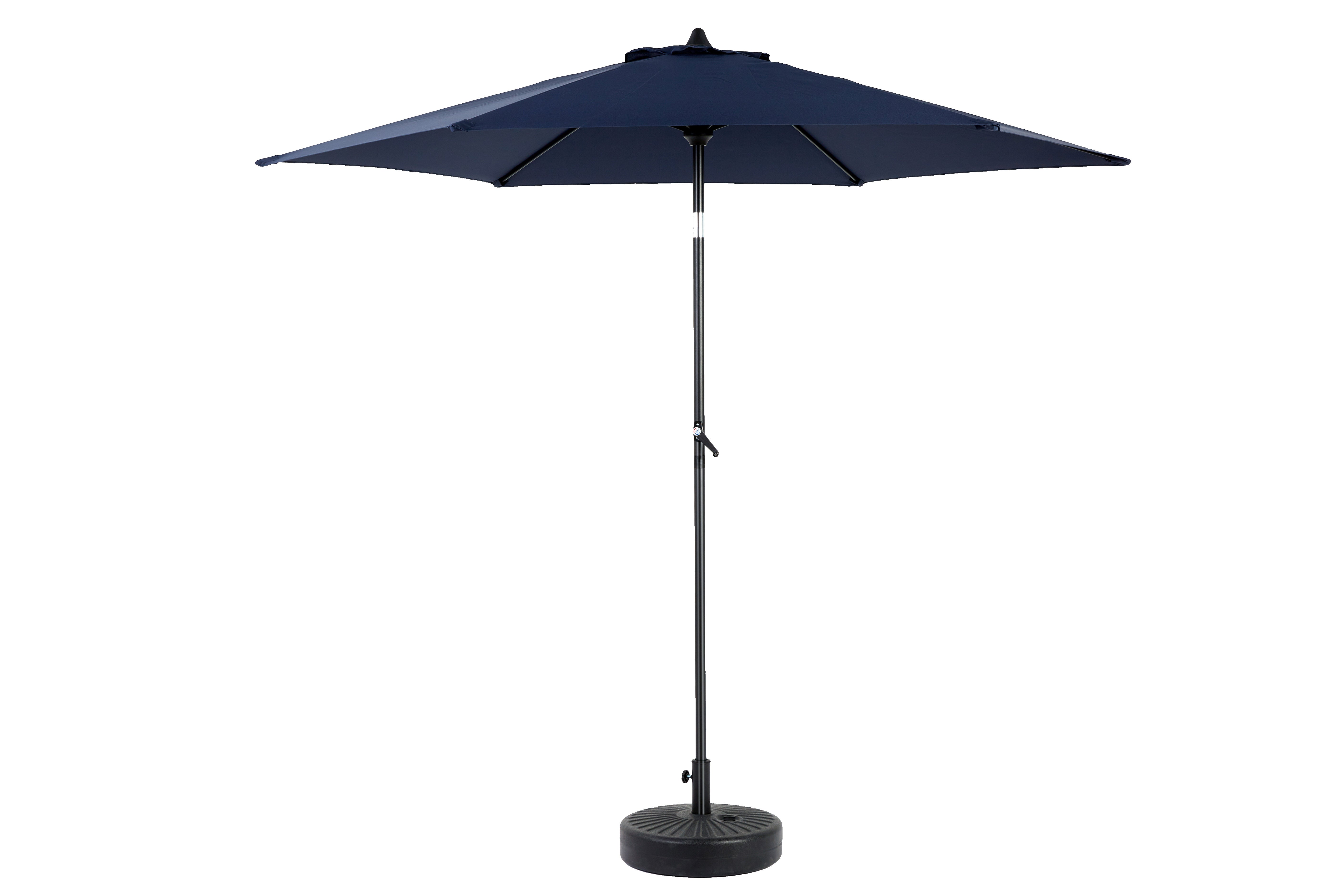 Parasol de jardin, parasol de balcon, parasol de soleil, rond, hauteur 250 cm, surface de couverture : 264 cm, système de manivelle (sans la base) - 3
