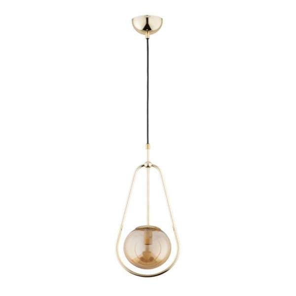 Lampa wisząca El-Dorado złota 1xE14x10W wym: 95 x 15 x 20 cm metal Alfa