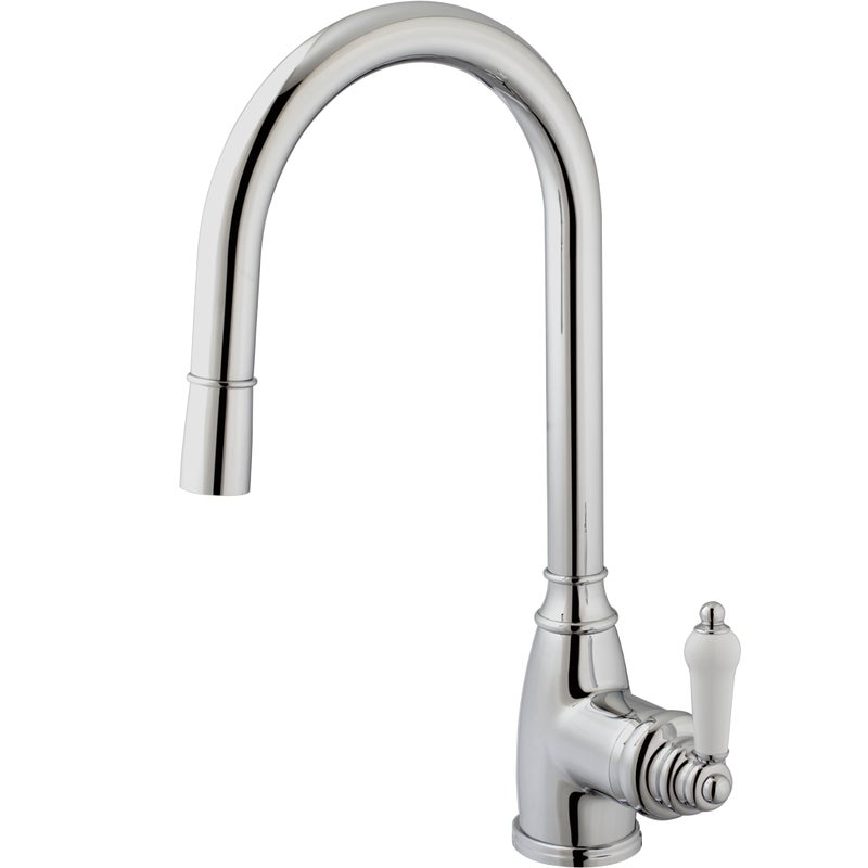 Ascott Bateria zlewozmywakowa z wyciąganą wylewką, chromowana