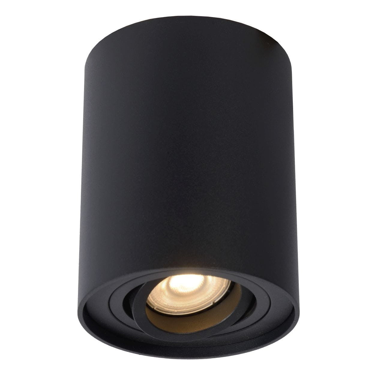 Spot metalic Lucide TUBE, 1 bec, GU10, aluminiu negru, 42W, IP20 ...