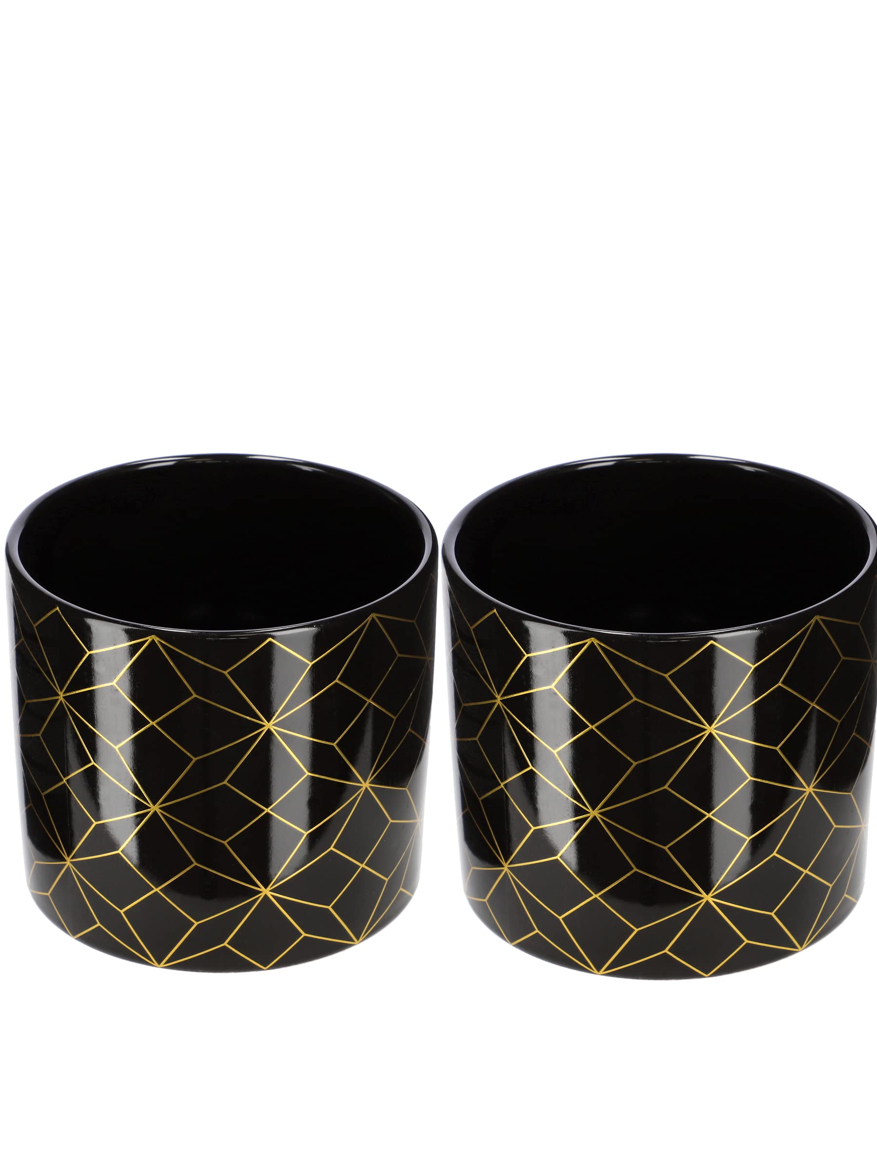 Doniczka cylinder 12 donica ceramiczna osłonka 2x - KOTARBAU
