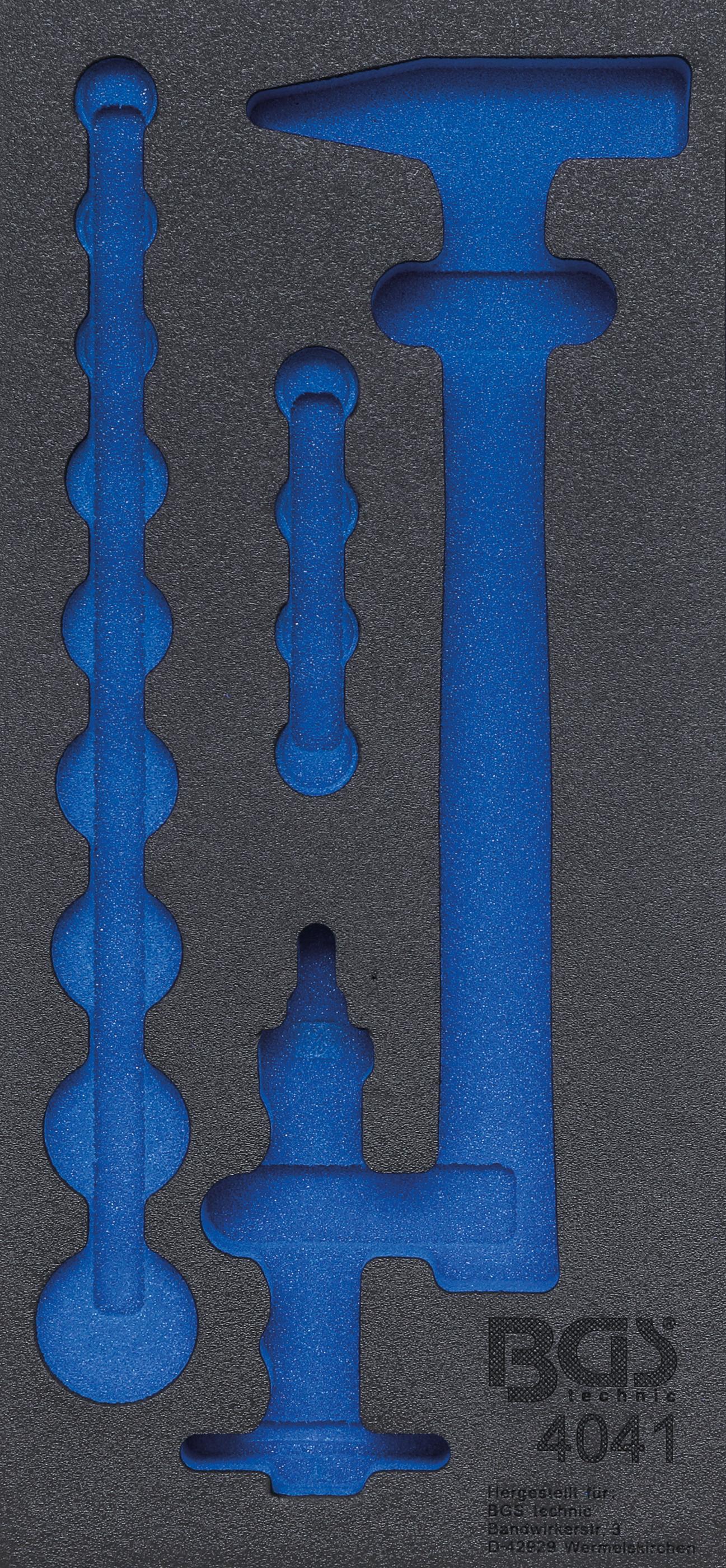 Insert Mousse BGS 4049-1 Pour Servante Atelier - 1/3 Vide - Organisation Outils