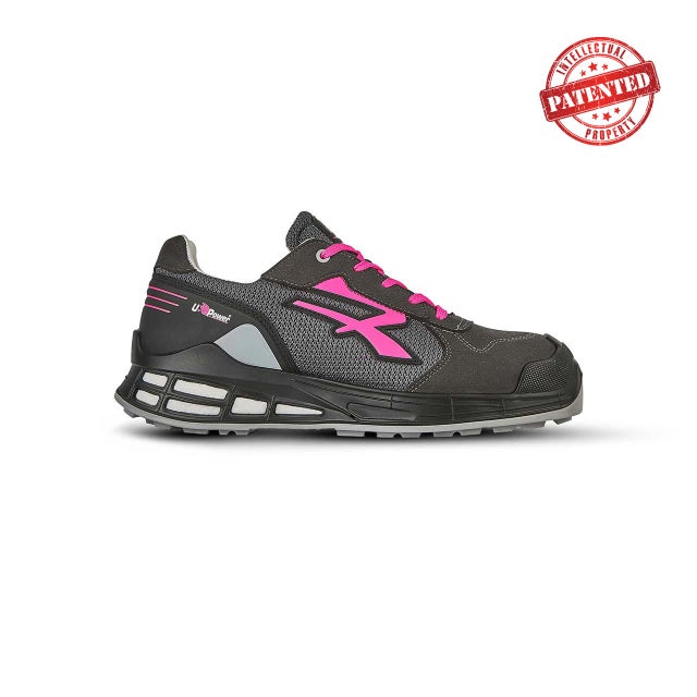 Chaussures de sécurité FEMME basses IVY S1P SRC ESD - Noir/Rose 37