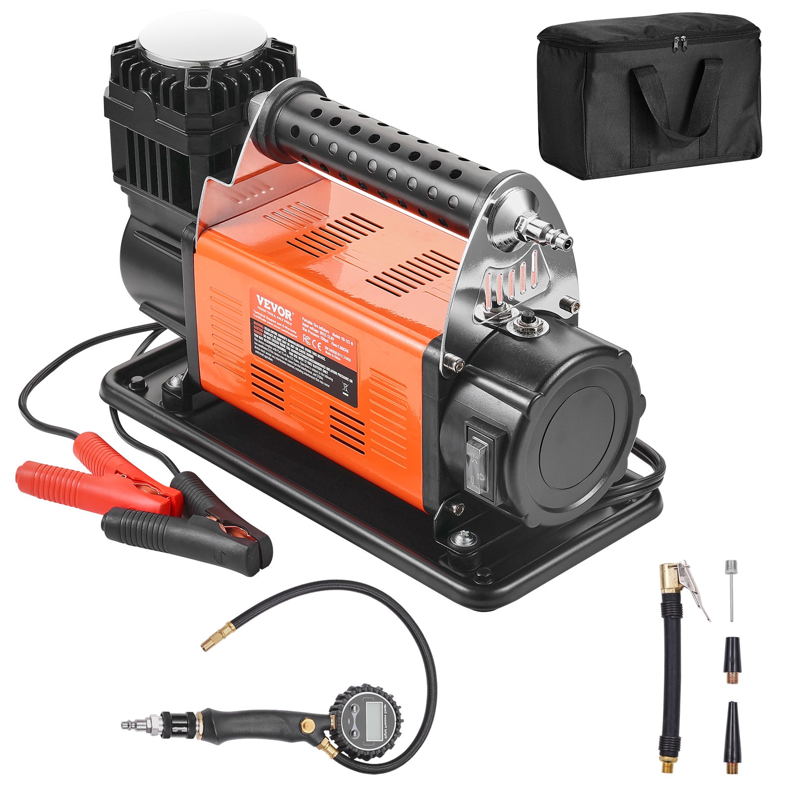 12V Pompa powietrza sprężarki powietrza Sprężarka powietrza sprężonego samochodu 7.06CFM 150PSI VEVOR