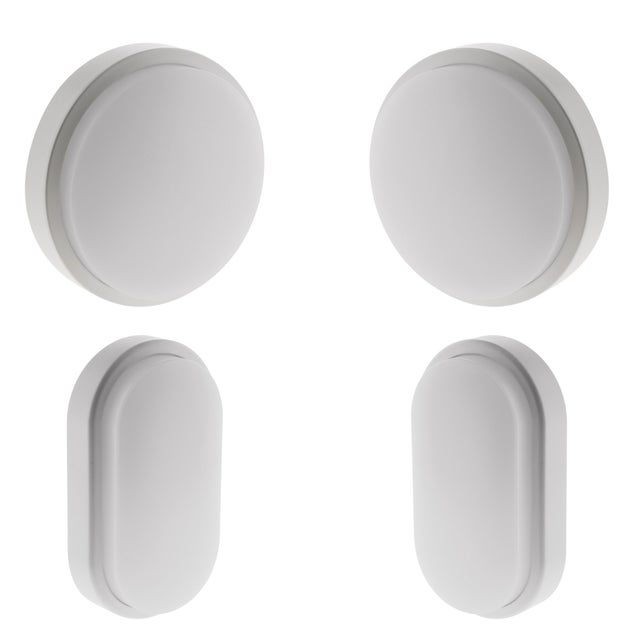 Hublot rond et ovale LED 14W - IP54, IK06 - Blanc neutre - Elexity