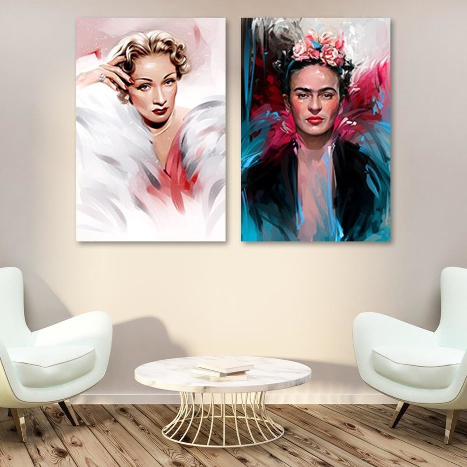 Tableau portrait de Frida Kahlo - 40 x 60 cm - 4