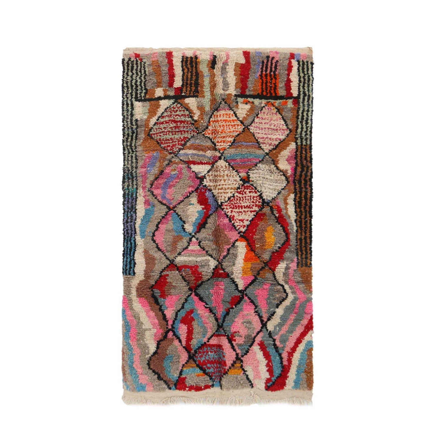 Tapis Berbere marocain pure laine 162 x 272 cm 162 x 272 cm | Leroy Merlin