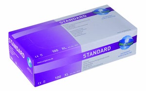 Guanti Lattice Senza Polvere S Guanti Monouso In Nitrile Azzurro - UFO Quality & Safety Guanti Trasparenti - Foto 8