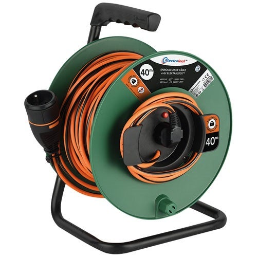 Enrouleur jardin électralock 3x1.5 40m ELECTRALINE