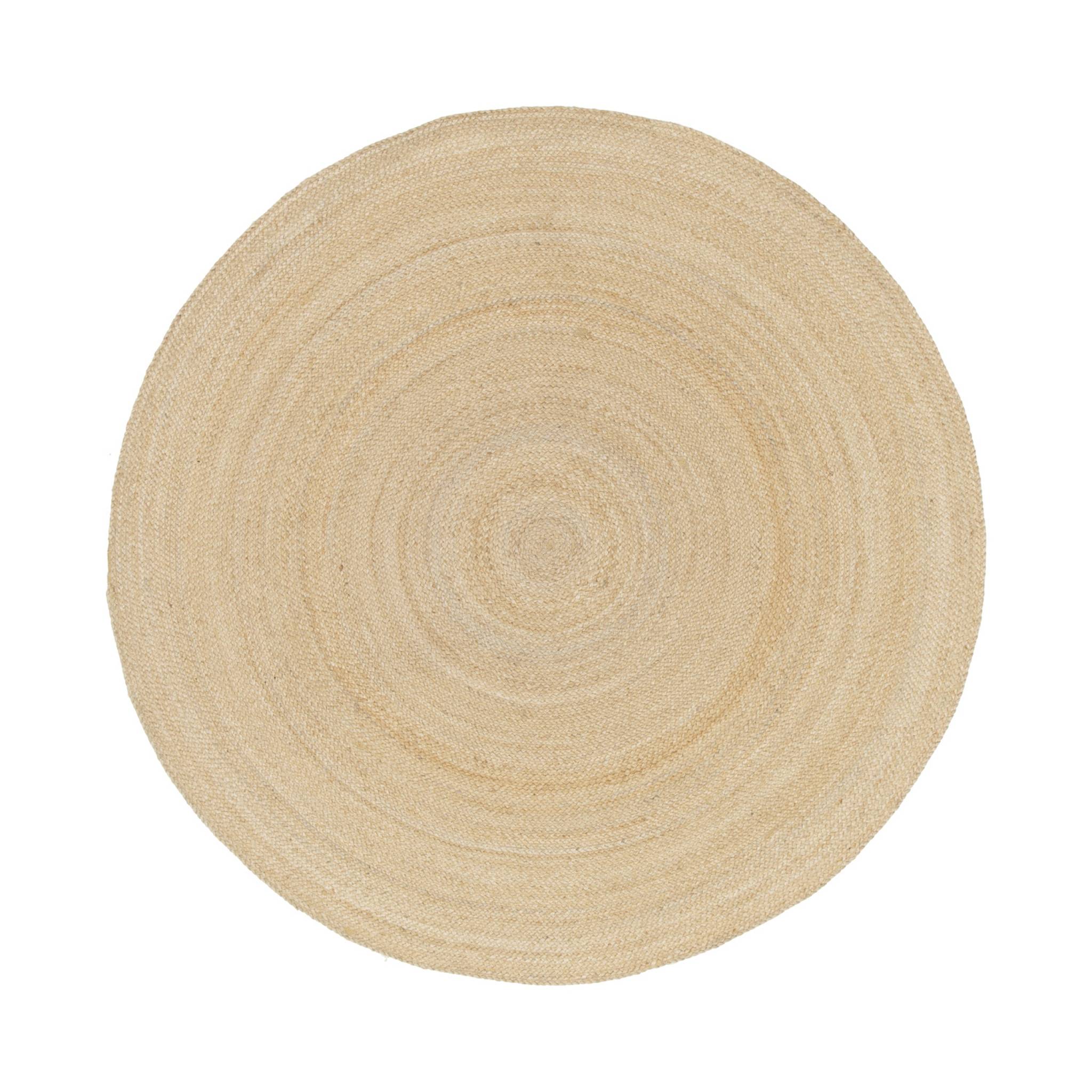 Tapis intérieur PADMA rond jute. naturel. différentes tailles. tissé plat PADMA - 2