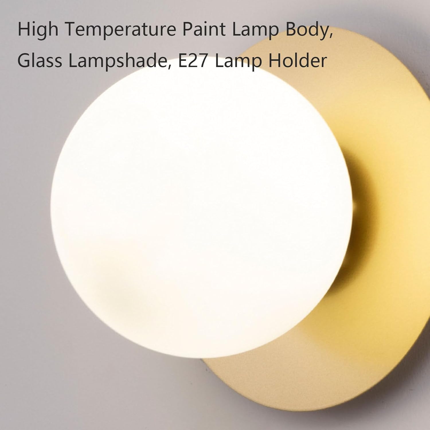 Nowoczesna lampa ścienna do wnętrz, zabytkowa metalowa lampka nocna E27, do salonu, sypialni, kinkiet, złota - 3