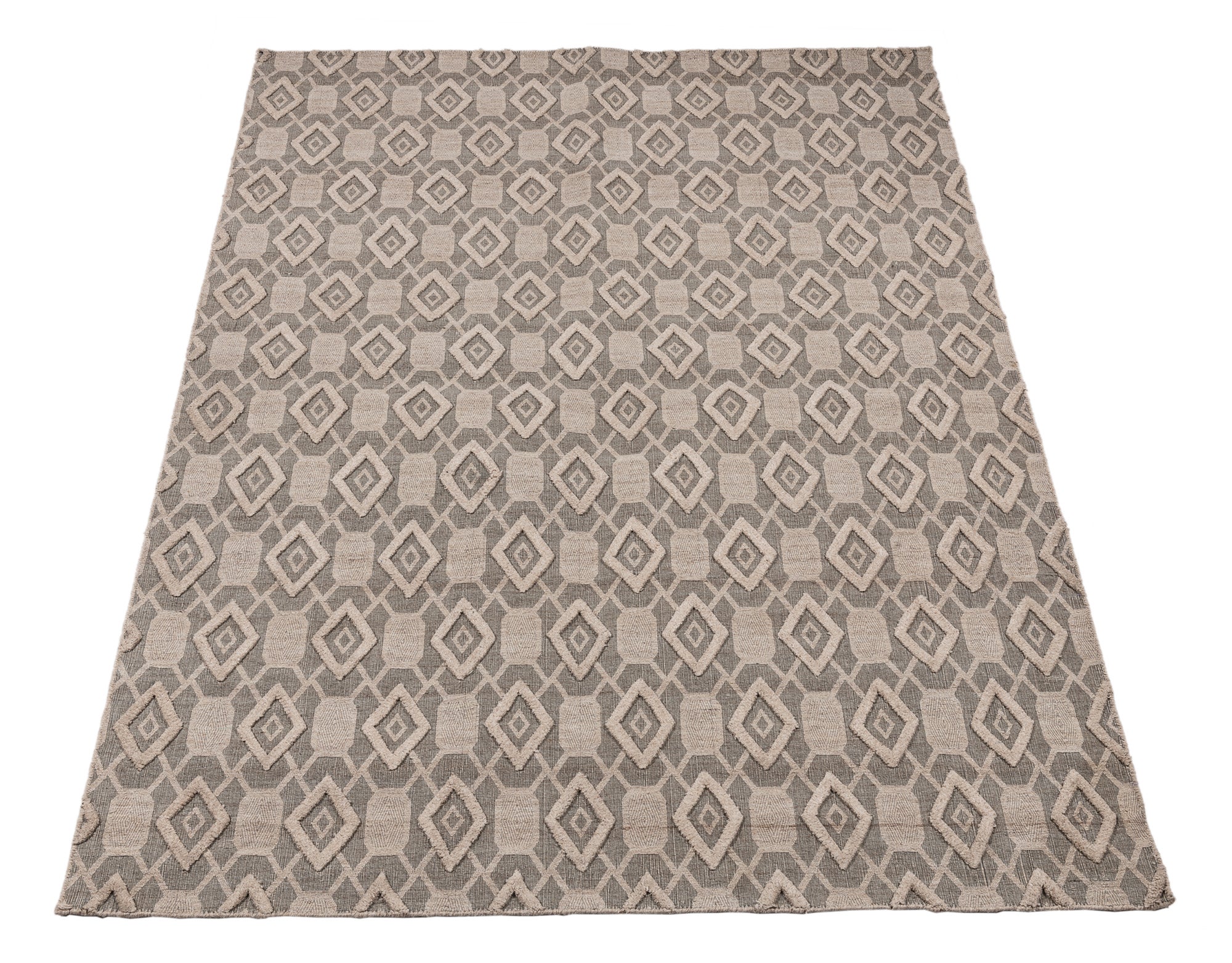 Nowy projekt Oryginalny autentyczny ręcznie robiony kilim Indie 240x165 cm