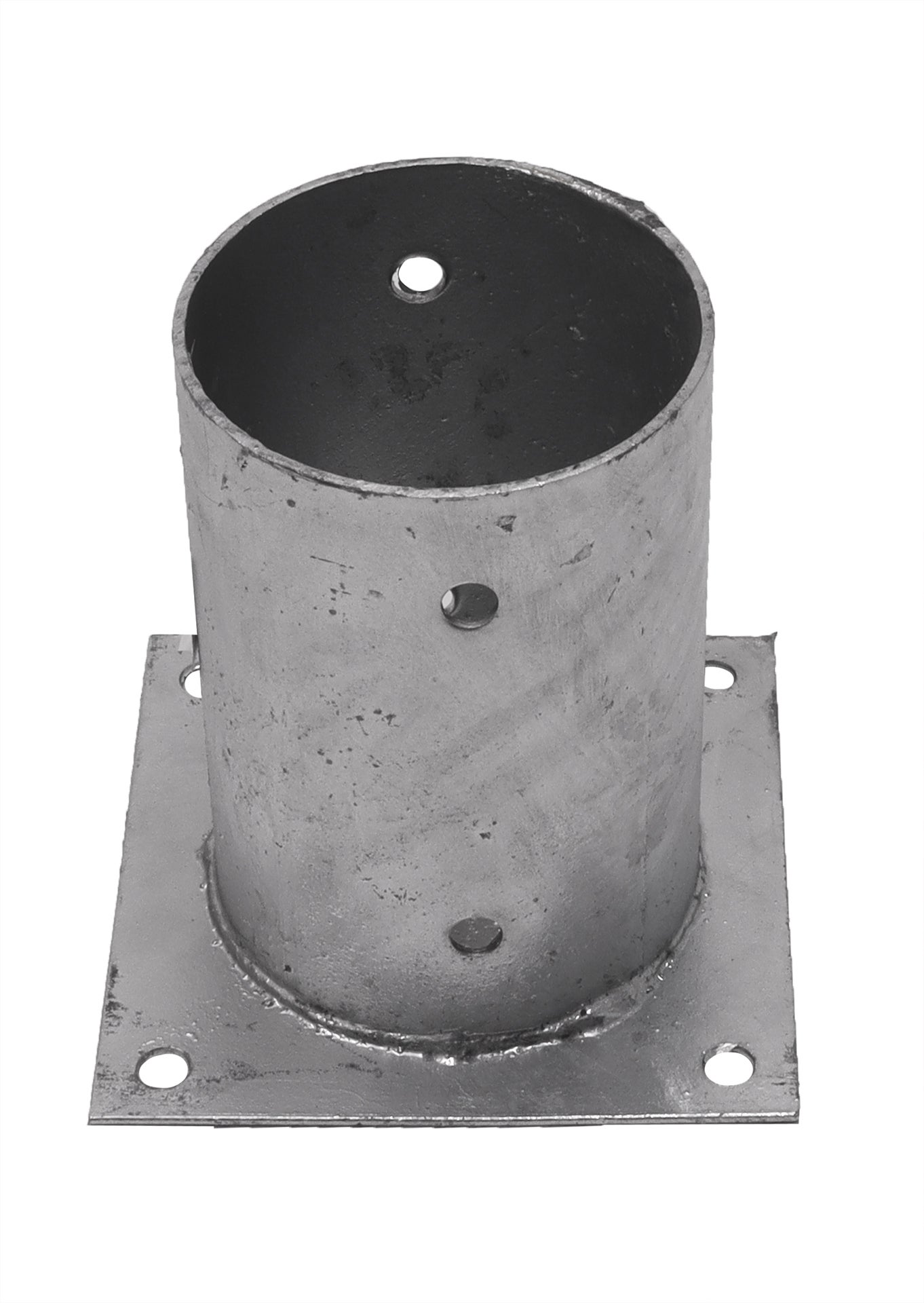 Wovar Support plat pour poteau rond Ø10.1 x 15 cm - Par pièce - 2