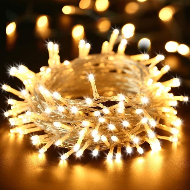20 m 200 LED Łańcuch świetlny, LED Światło Łańcuch Świąteczny Ciepła biel Na zewnątrz Girlanda świetlna Wodoodporna z 8 trybami Dekoracja na imprezy
