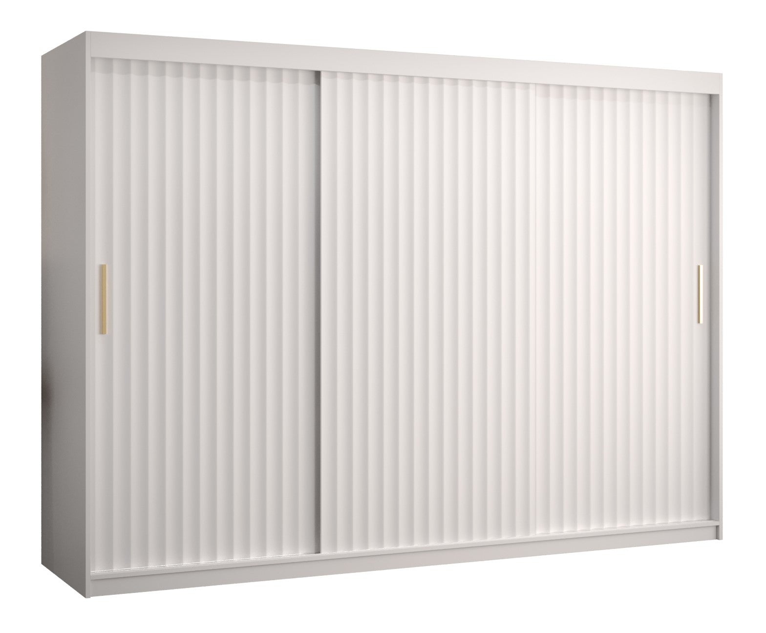 Szafa przesuwna garderoba RIFLO WAVE 1 250 x 62 x 200 cm Biały - Abiks Meble