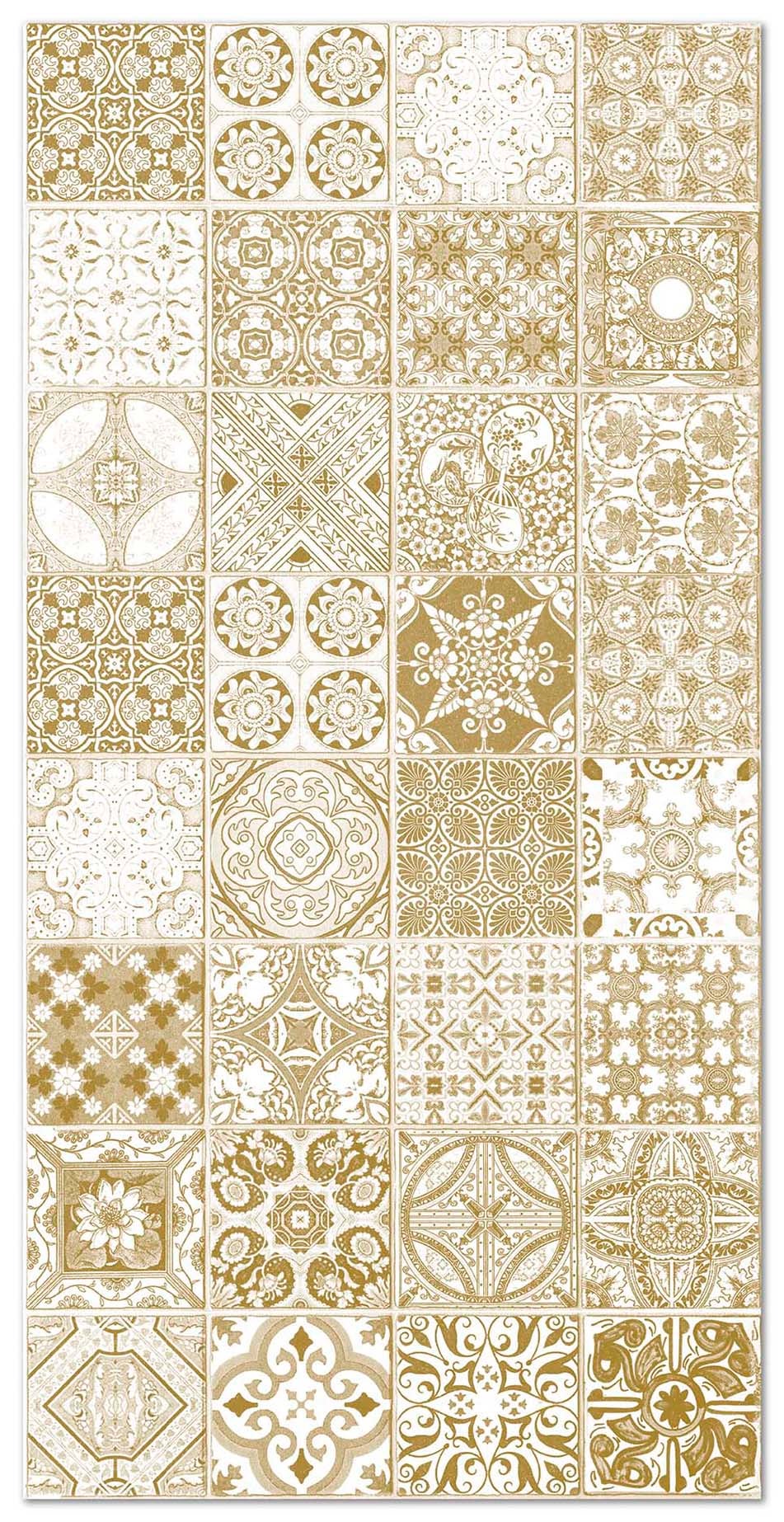 Panorama alfombra vinílica hidráulica jaén marrón 200x200 cm - alfombra cocina vinilo - alfombra salón antideslizante e ignífuga