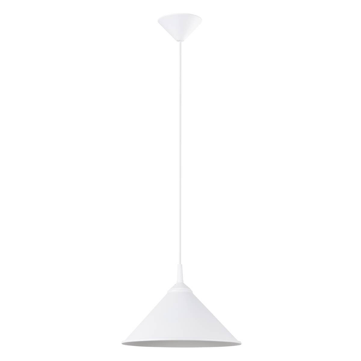 Lampa wisząca Zuma biała 1xE27x15W wym: 76 x 30 x 30 cm metal Sollux Lighting