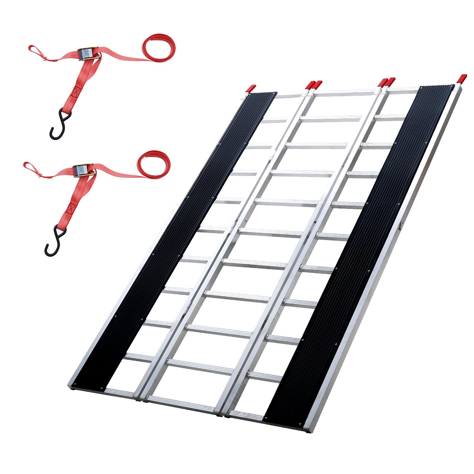 Rampa samochodowa składana rampa aluminiowa rampa załadunkowa potrójny rozładunek 680kg VEVOR