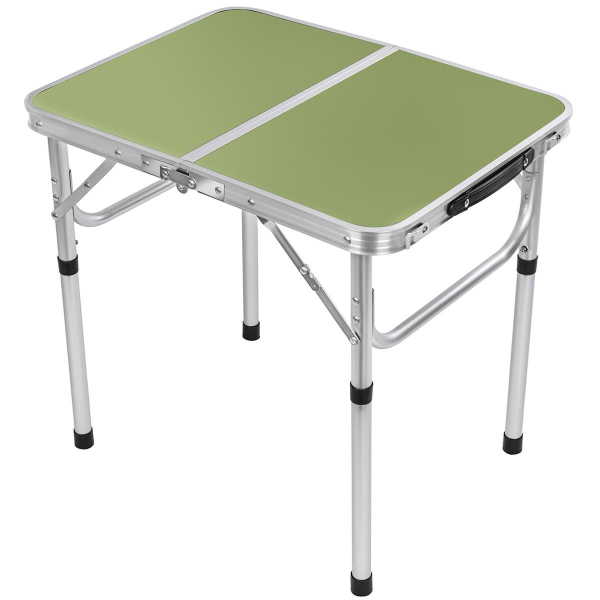 Stolik turystyczny kempingowy składany w walizkę Enero Camp 60x45x25/56 cm zielony