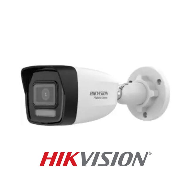 Hikvision HWI-B160HA-LU Telecamera IP Esterna 6MP Smart Hybrid Light, Audio Bidirezionale