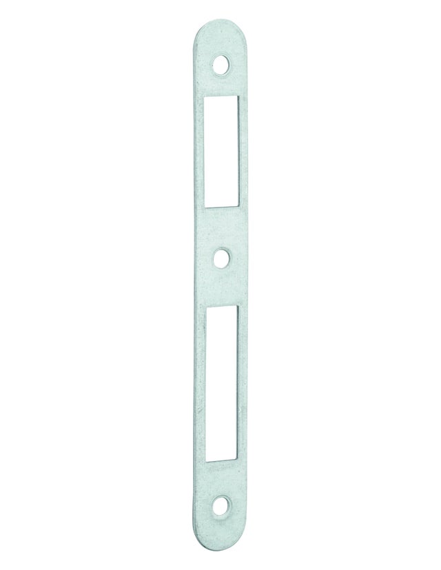 THIRARD - Gâche universelle pour serrure à encastrer, zinguée à bouts ronds, hauteur 170mm - THIRARD