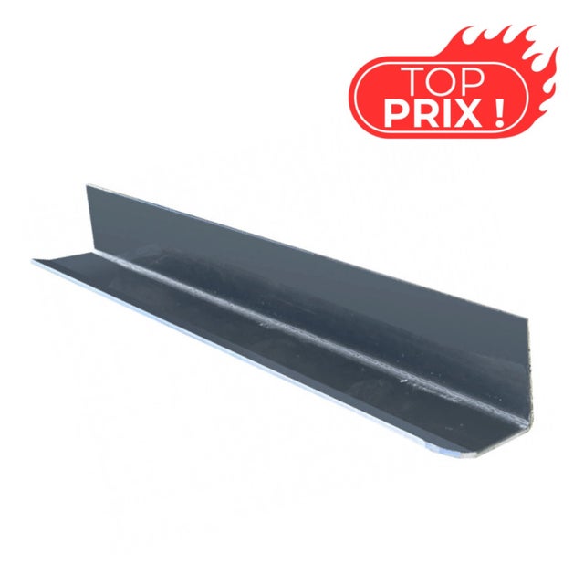 Talon mural ECO50 alu de couvertine pour acrotère toit-terrasse - Gris Anthracite - RAL 7016 - ALUHOME
