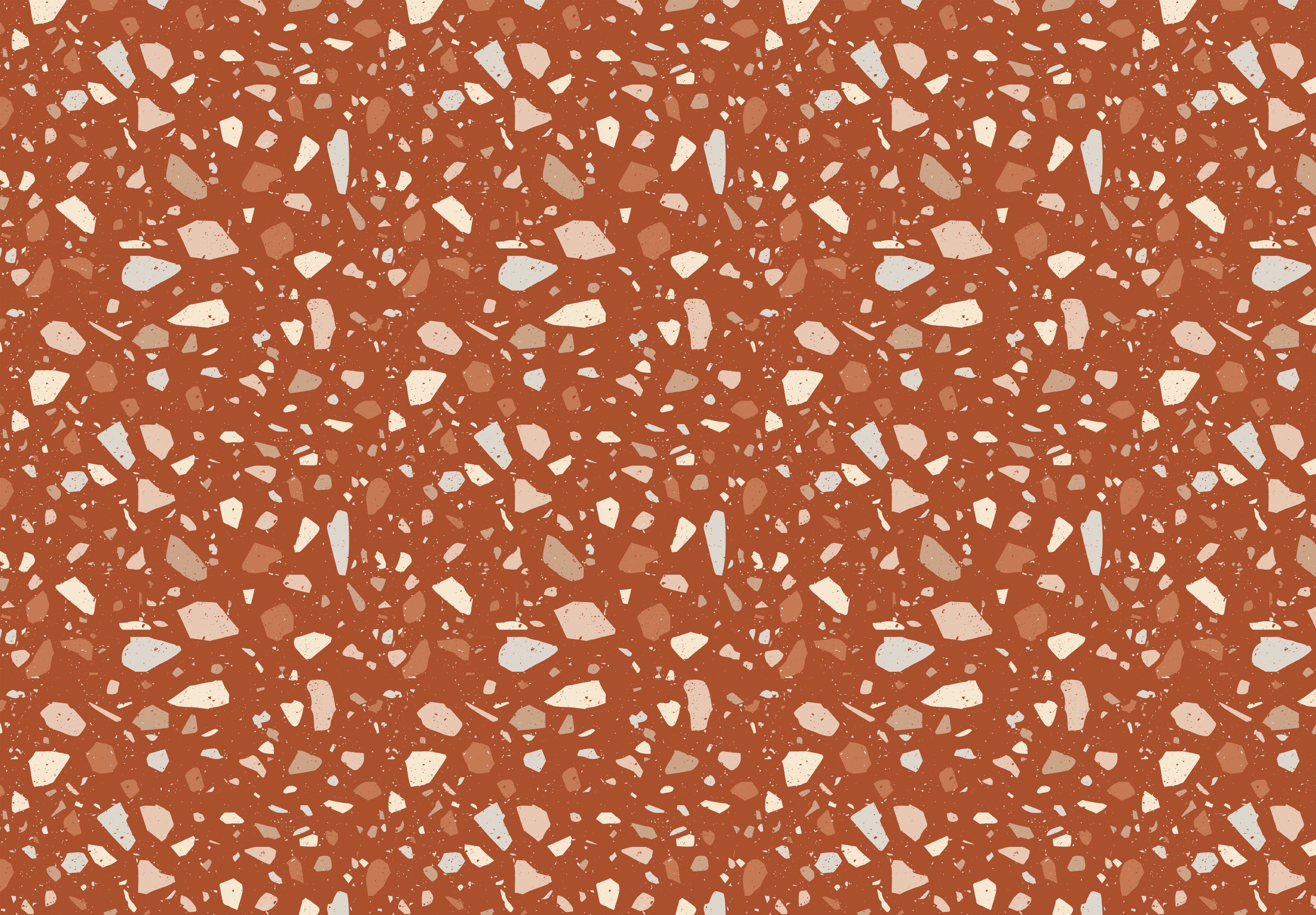 Dywan winylowy Terrazzo Odysseus 160x230 cm - antypoślizgowa wykładzina PVC z gładkim nadrukiem, winylowa do kuchni lub salonu, zmywalna