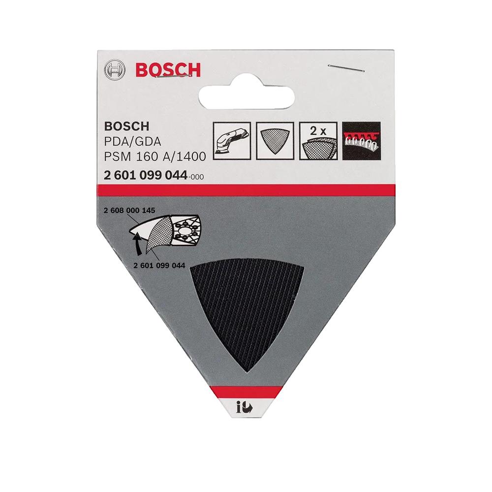 Akcesorium do Papierów Ściernych Bosch PRZEKŁADKA Delta 2 sztuki system Velcro czarny - 2