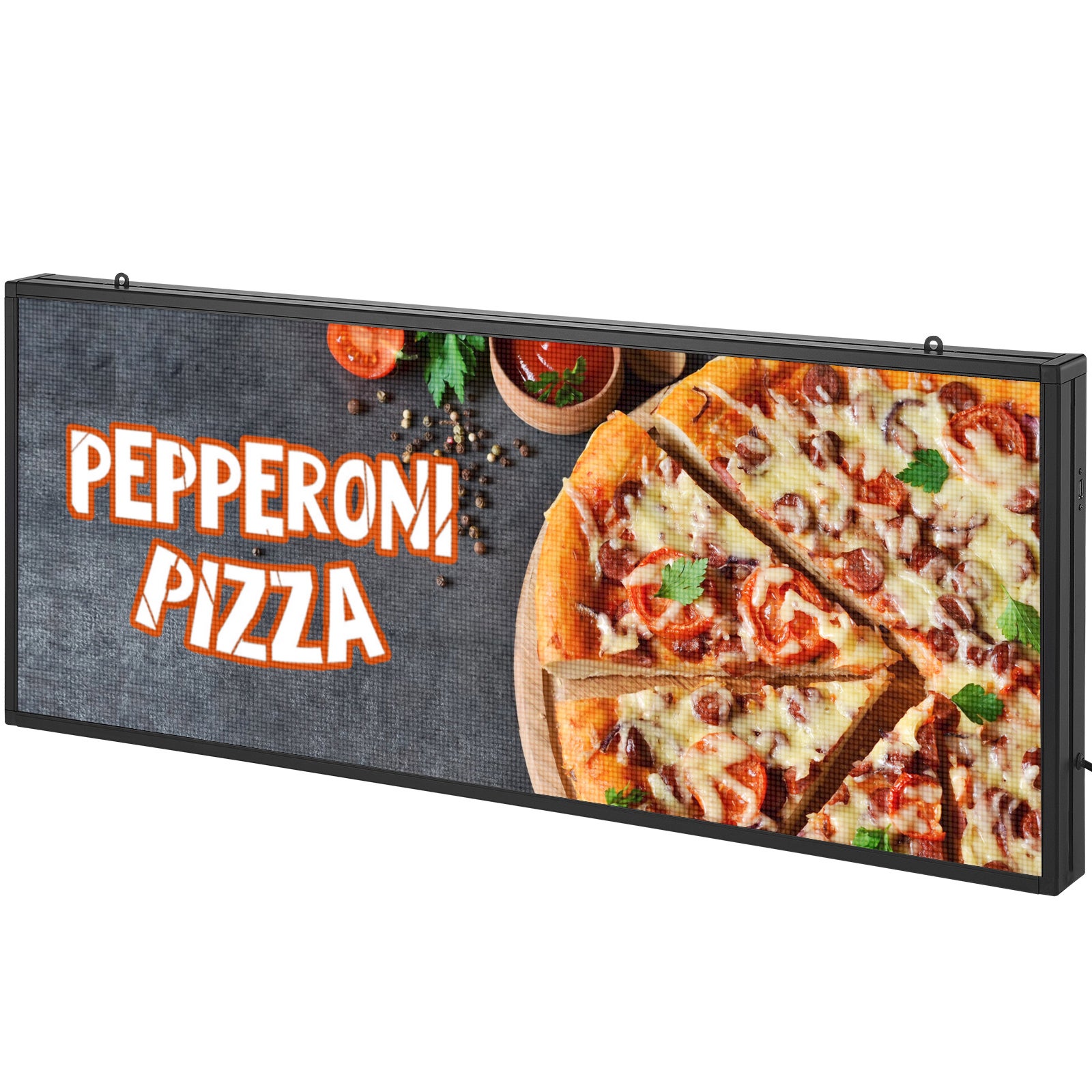 Vevor tablero de anuncios programable del transporte de la muestra led p6 a todo color los 99x41cm