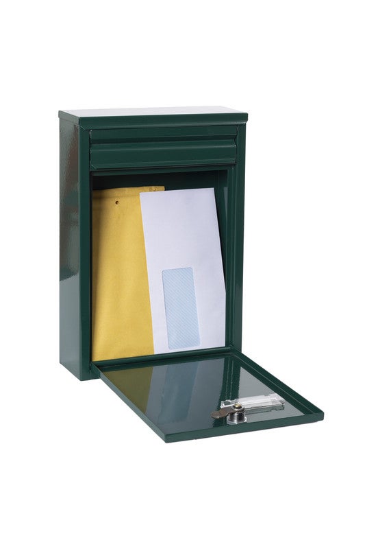 ARREGUI Zaguán E5753 Cassetta Postale Individuale in Acciaio, Cassetta Postale Da Esterno o Raccogliposta, Dimensione S (DIN A5), Verde - 2