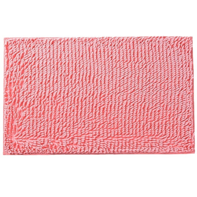 Mata łazienkowa antypoślizgowa, miękki i antypoślizgowy dywanik łazienkowy, chłonna wycieraczka, dywanik domowy, różowy, 40 x 60 cm