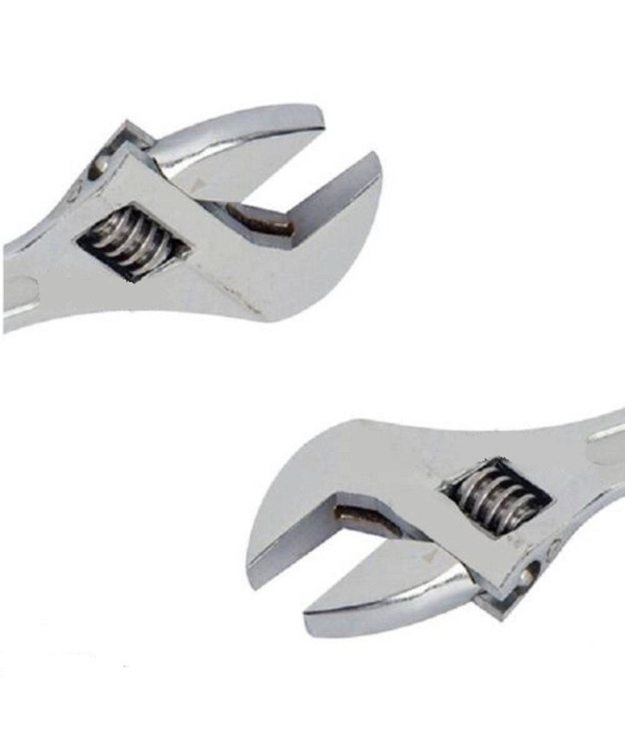 Chiave Inglese 2-in-1 Regolabile 12 Pollici - Testa Rotante E Foro Scatola CR-V Antiscivolo - Foto 3