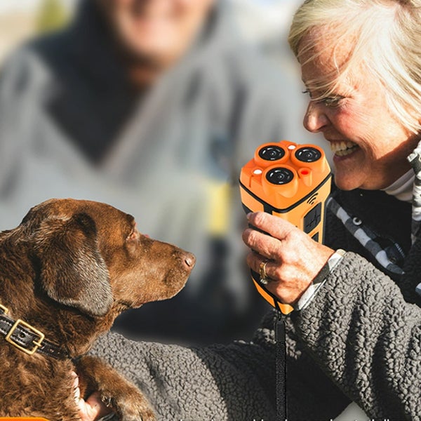 Dispositivo antiabbaio per cani, soppressore di abbaio ad ultrasuoni, strumento professionale per l' dei cani con luce LED, 11,9 x 4,5 cm - 5