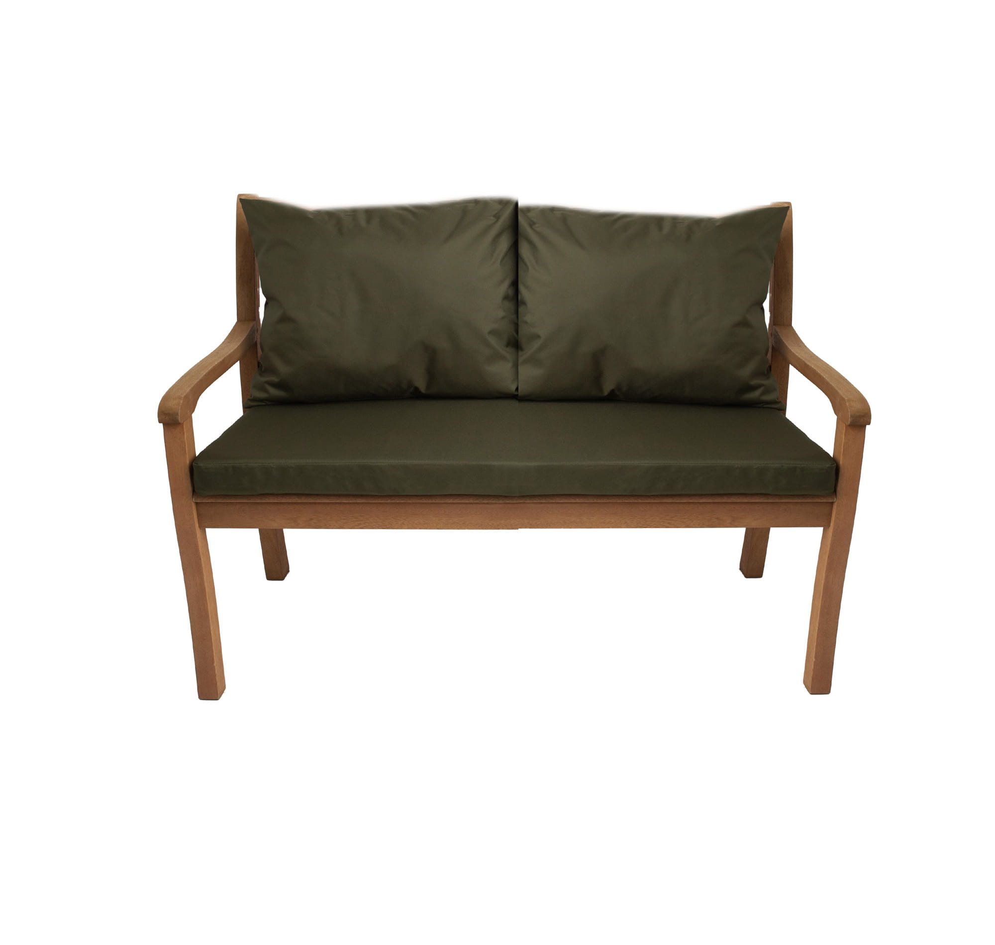 Cojín de banco 100x60x50cm, cojines de columpio de jardín verde, cojín de asiento, cojín de respaldo, cojín de exterior/interior