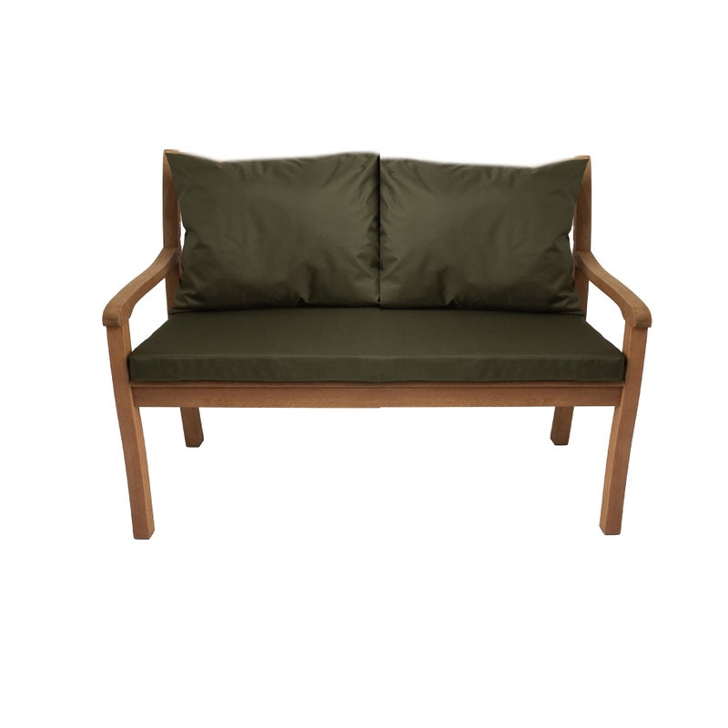 Poduszka ogrodowa na ławkę 120x50x7cm/2x50x56cm Poduszka na ławkę Zielona poduszka na meble ogrodowe Wygodne poduszki na sofę na patio i werandy