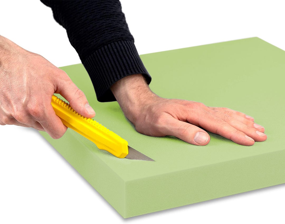 Plancha de Espuma Poliuretano Multiusos - Medida: 100 x 200 x 5 cm de Grosor - Dureza Firme - Densidad 30 KG/m3 - 5