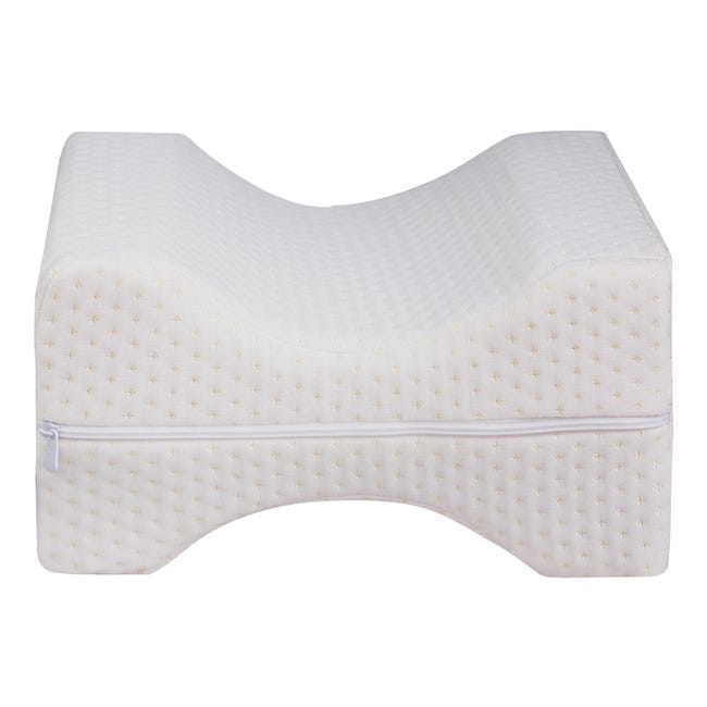 Cuscino Memory Foam Per Gambe - Supporto Ortopedico Per Ginocchia E Schiena, 23.5x22.5x13cm - Foto 2