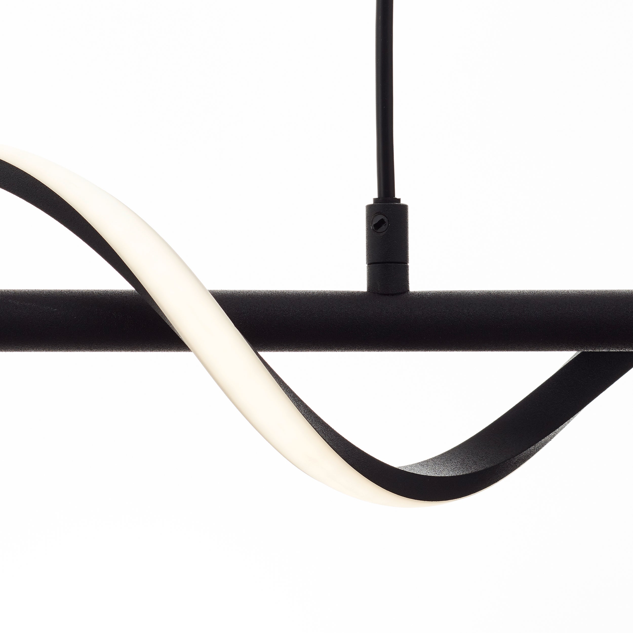 Lampa wisząca LED Brilliant Lamp Eunice, matowa czerń, zintegrowana dioda LED 22 W - 5