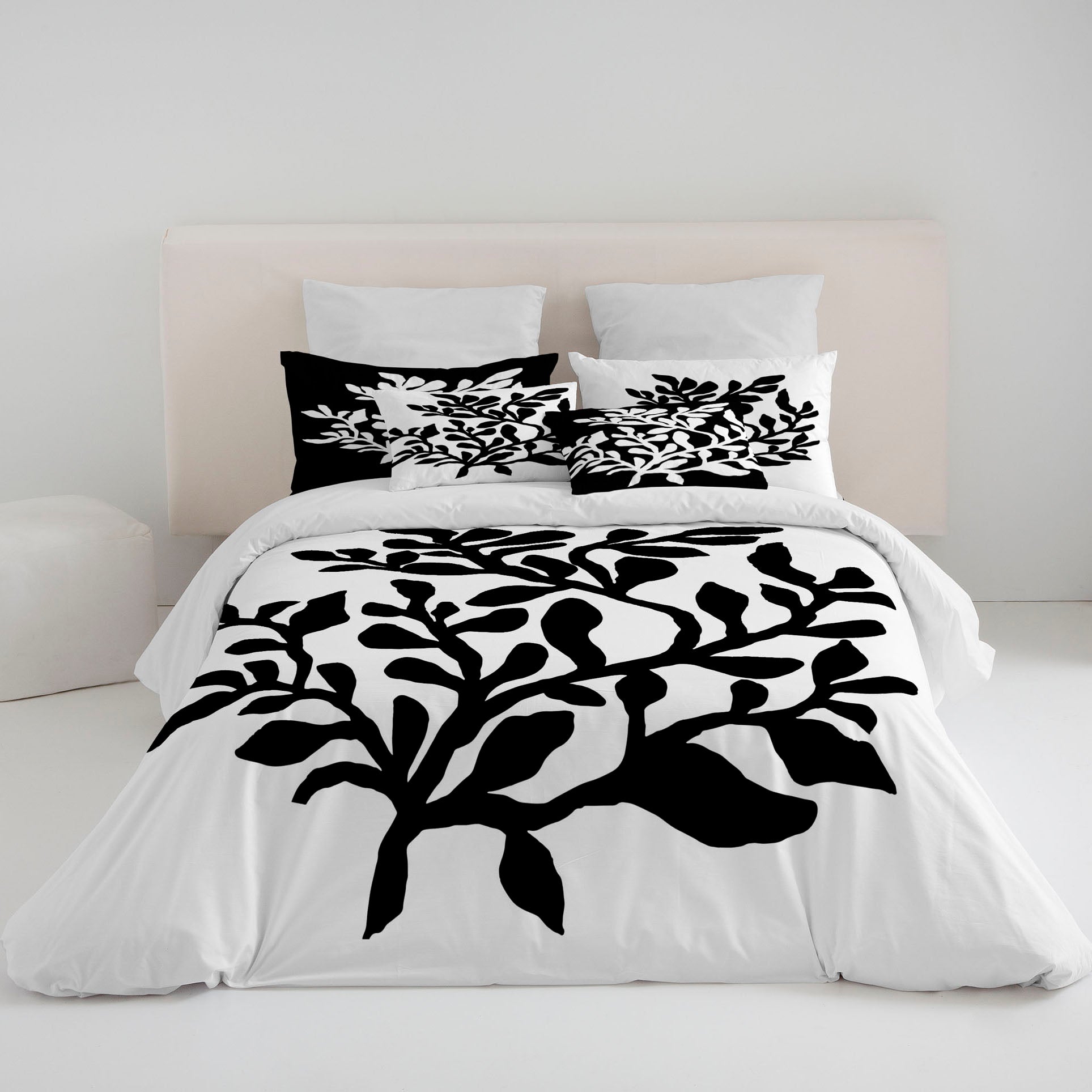 Naturals - funda nórdica estampada cama 180 - algodón extrasuave - incluye 1 o 2 fundas de almohada - niobe