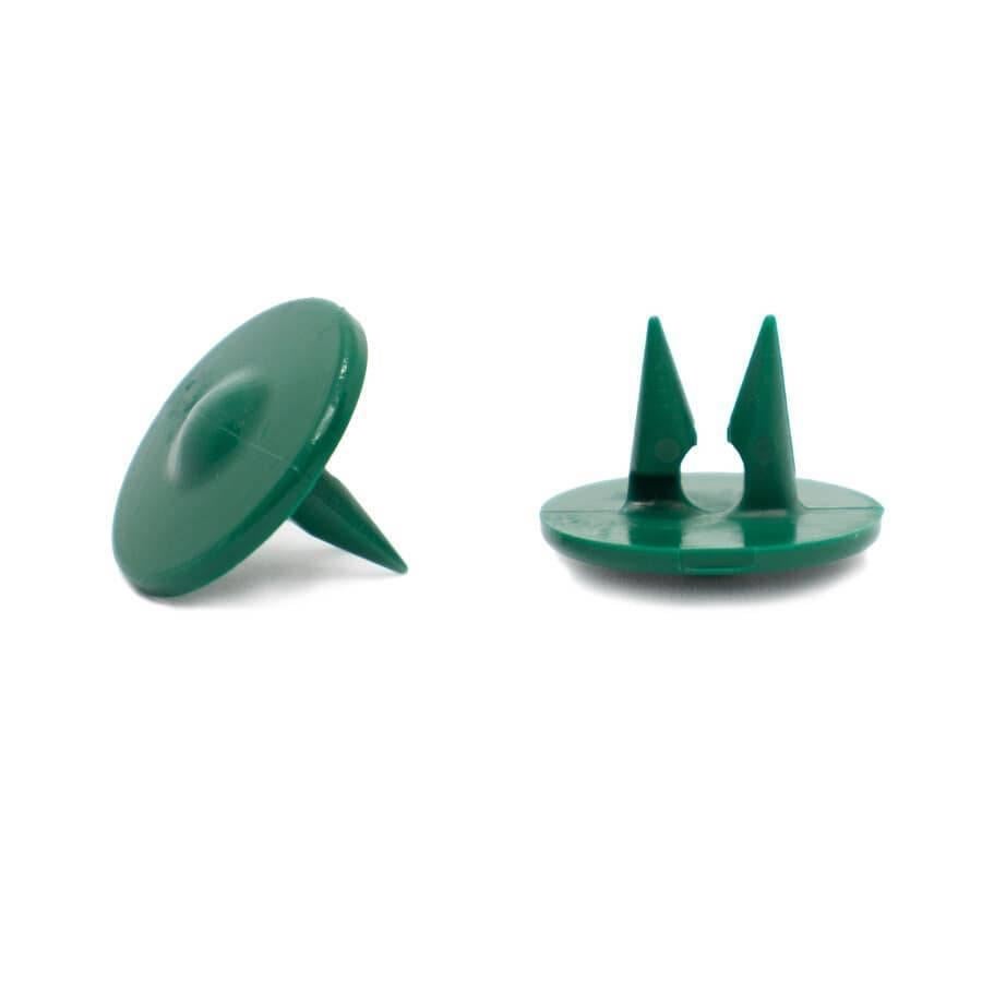 Clips rapide Vert de fixation pour brise-vue sur grillage rigide x 50 - 2