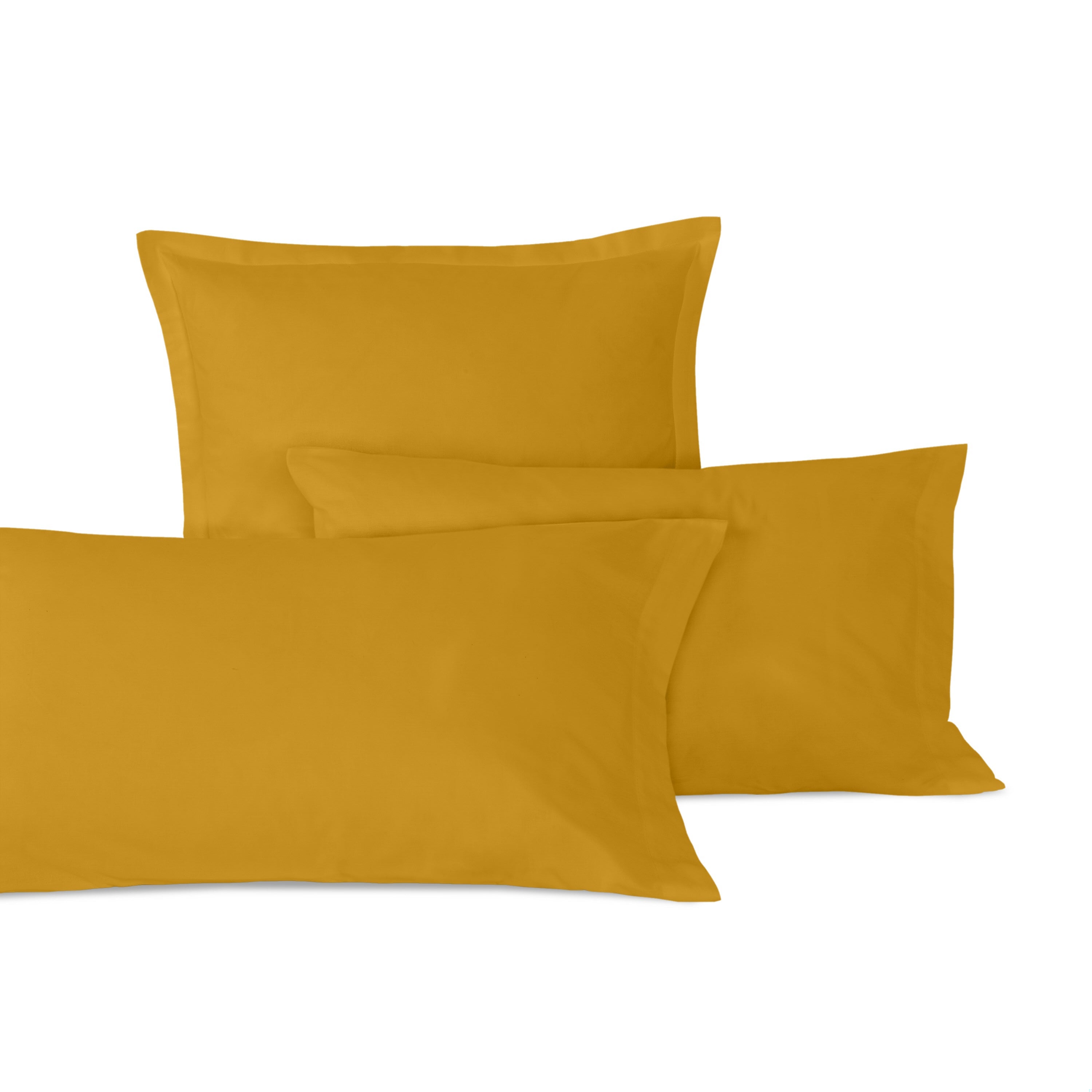 Basic Taie d'oreiller Moutarde 60x60 (x2) - 5