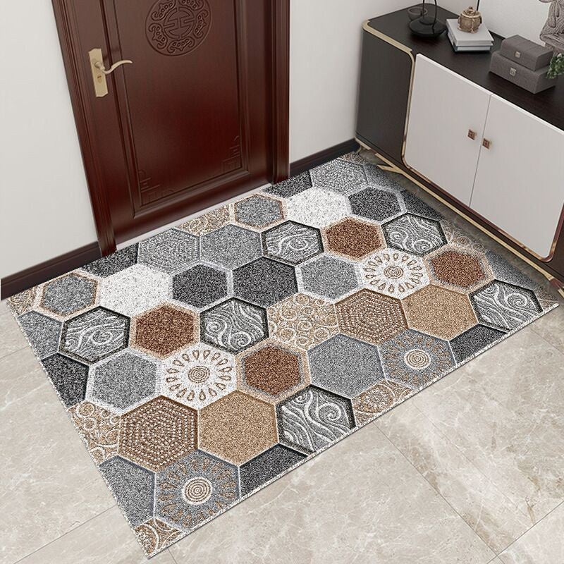 Tappetino da bagno antiscivolo 100x40 cm, tappetino da bagno in luffa morbida in PVC, tappetino da bagno ad asciugatura rapida, senza ventose, grigio | Leroy Merlin