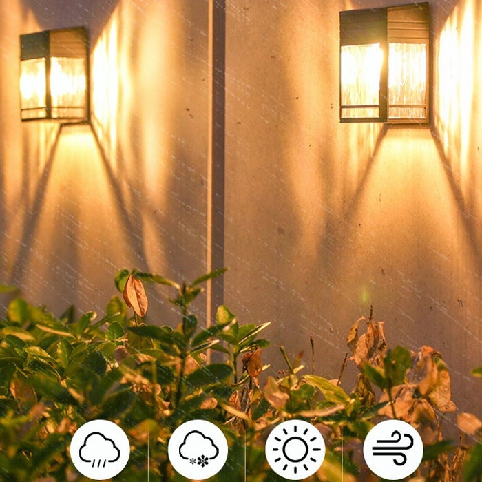 Lampe Murale Solaire Imperméable Durable Économie D'Énergie Pour Jardin[u7671] - Maison