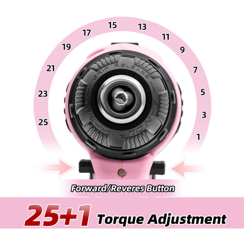 Perceuse à percussion rechargeable batterie au lithium 12v perceuse torche tournevis électrique - 5
