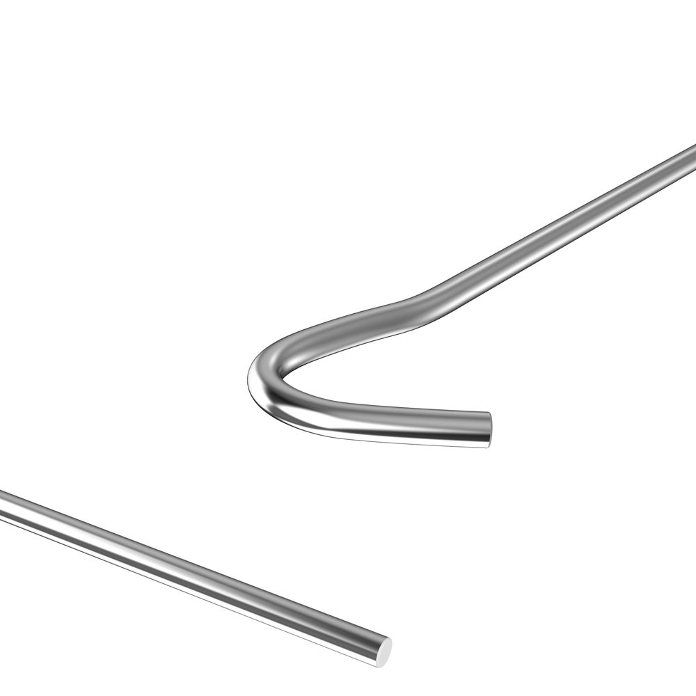 Piquets de fixation tente - Lot au choix 50/100/150/200 - Acier Ø3,5mm - Sardine Piquet Terre Tente Jardin - 4