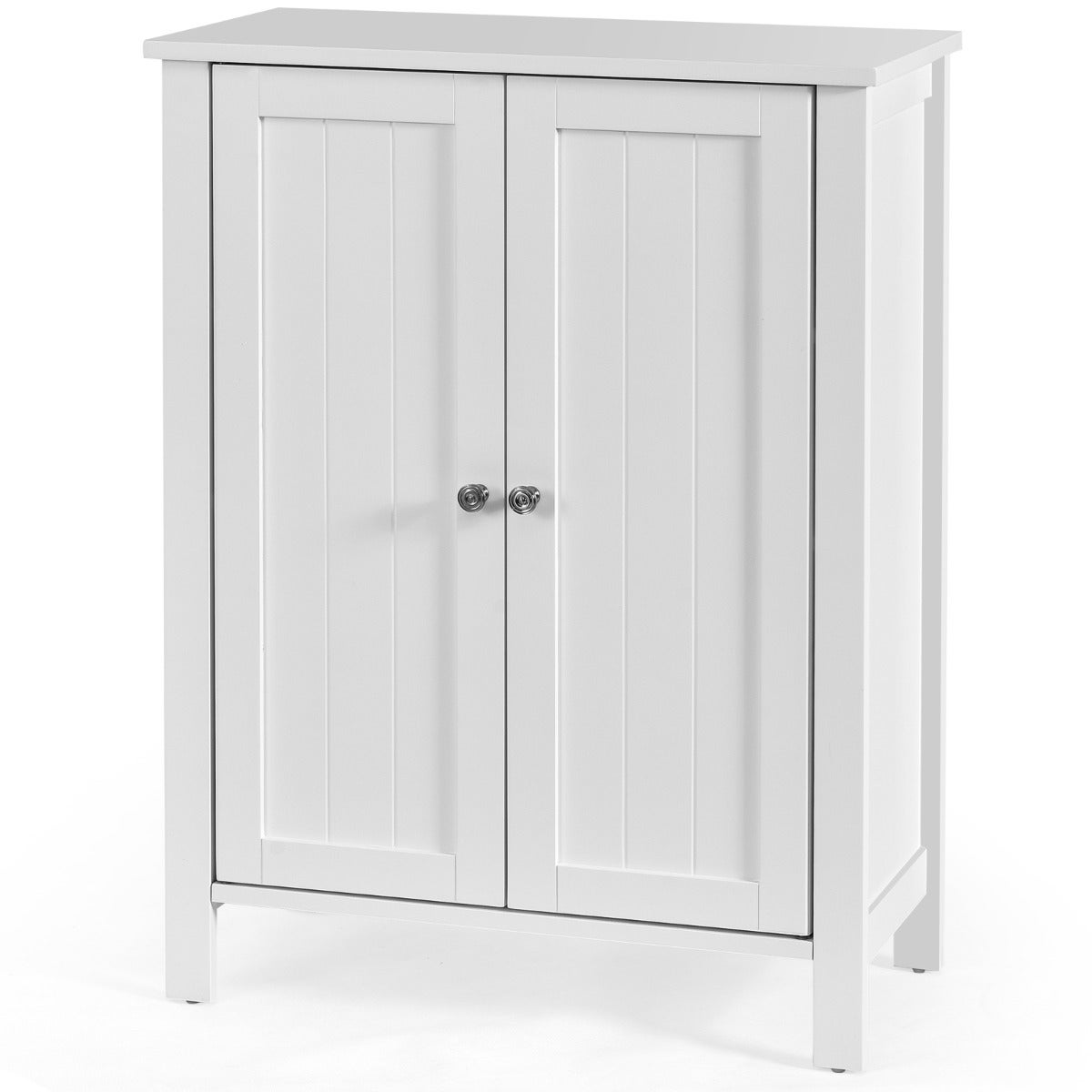 HOMCOM Armadietto Da Bagno Moderno Minimalista Bianco | Mobile Con Cassetto E Mensola Regolabile, 73x35x31cm, Antiribaltamento - 2