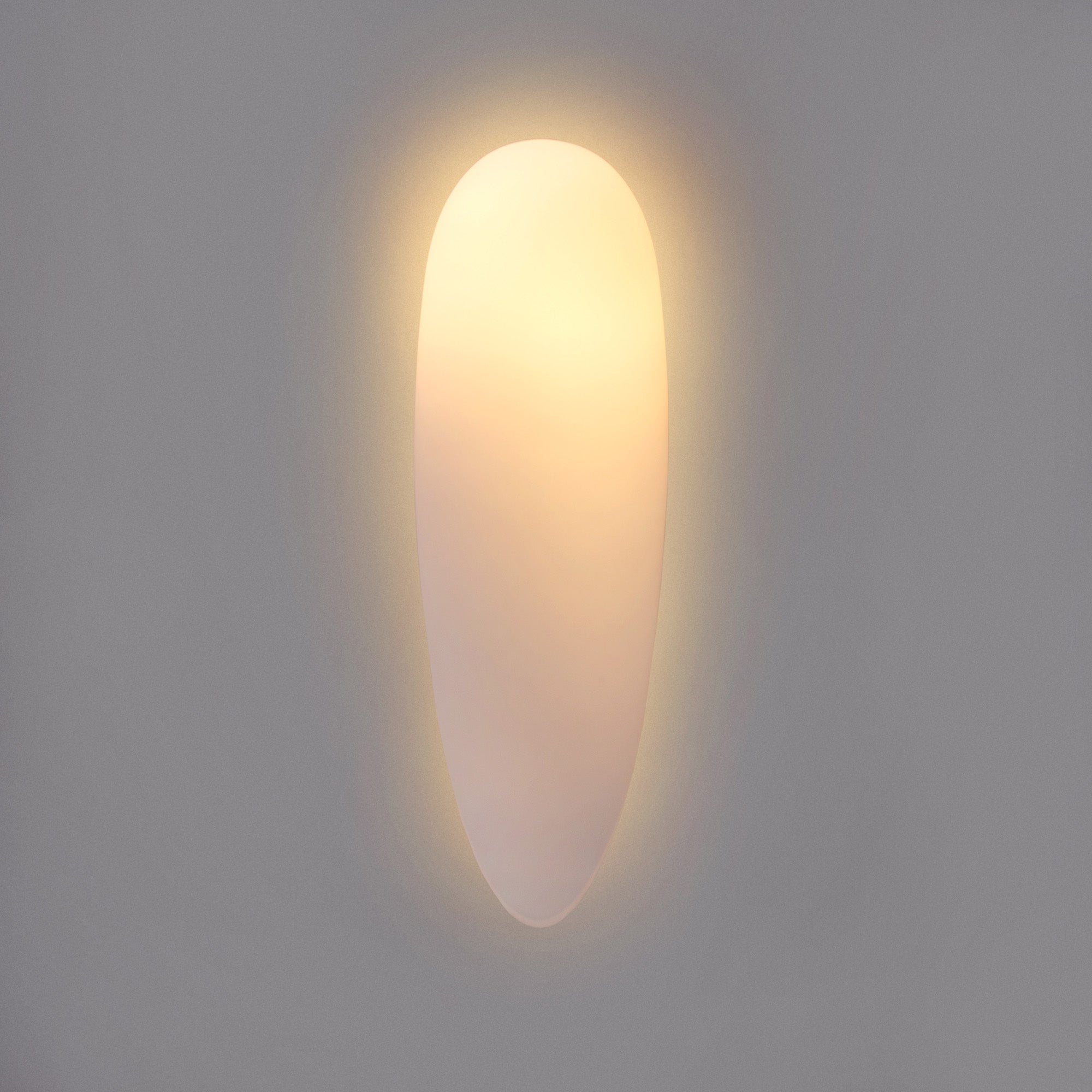 Forlight Glass 460mm - Apparecchio a parete filo muro bianco E27 100W - 3