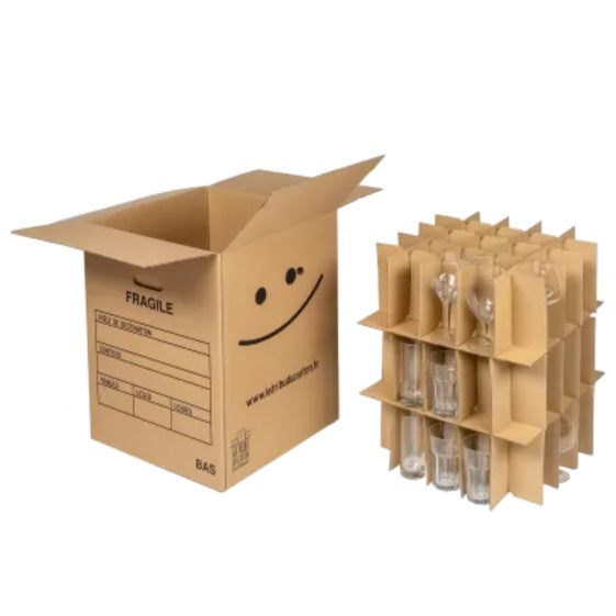 Carton ultra renforcé 75 verres - 2