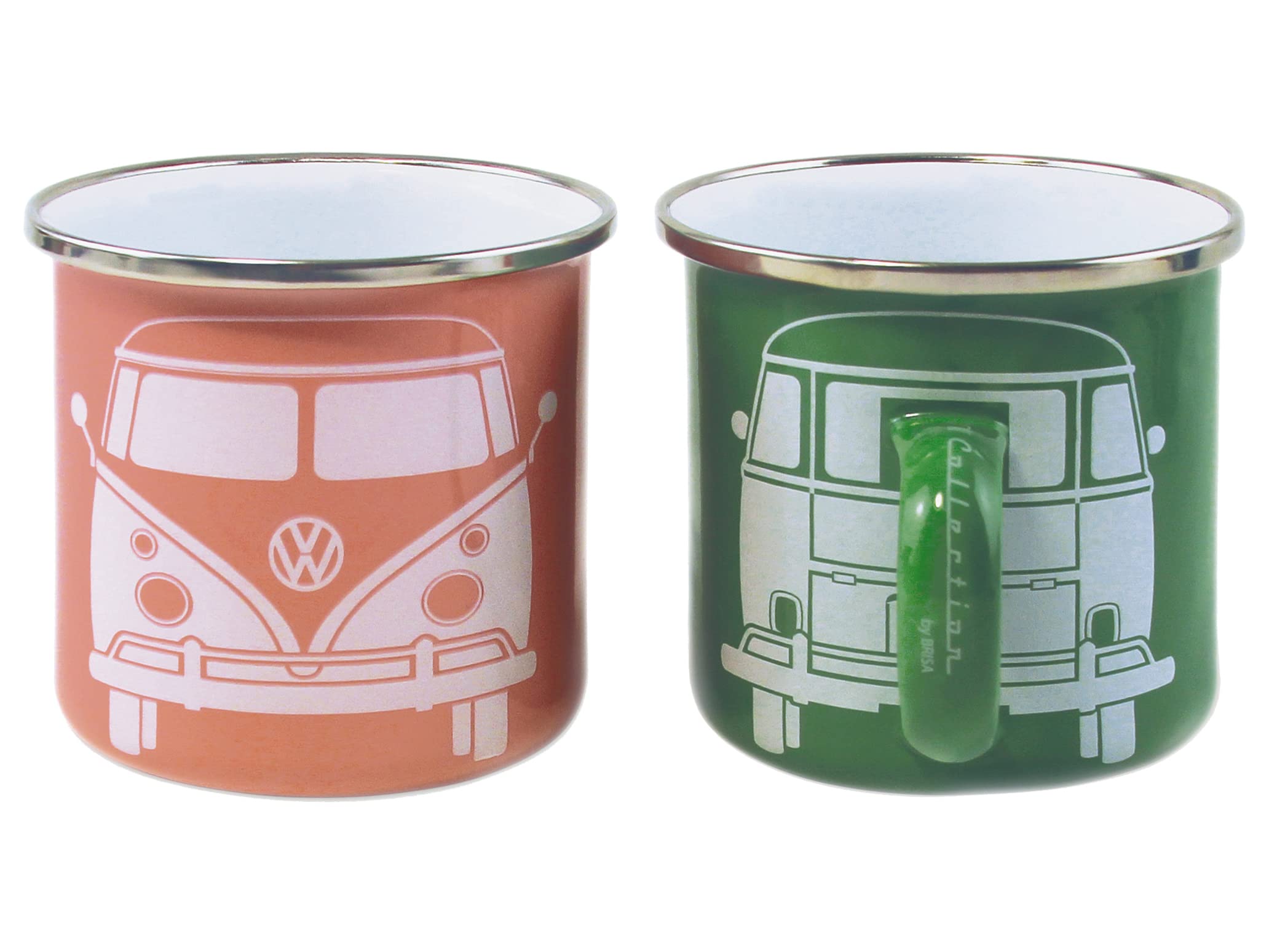 BRISA VW Collection - Volkswagen Large Ceramic Coffee-Tea-Cappuccino Mug Cup in T2 Bus Campervan